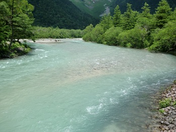 The Azusa-gawa River Finally Returning to Blue