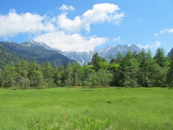 Mt. Hotaka-dake in June