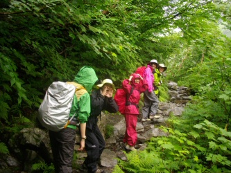 Getting Out Their Raingear