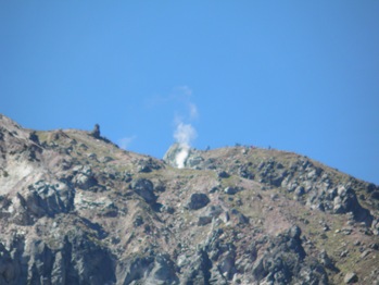 Mt. Yakedake Smoking