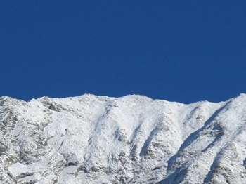 The Snow-capped Mt. Hotaka-dake