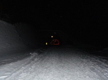 Entering Kamikōchi from Kama Tunnel
