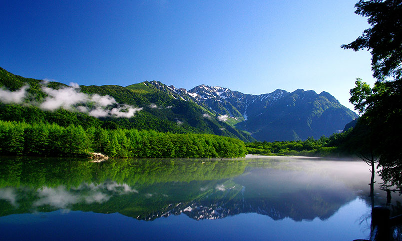 Taisho Pond Japan Alps Kamikochi Official Website Taisho Pond Japan Alps Kamikochi Official Website